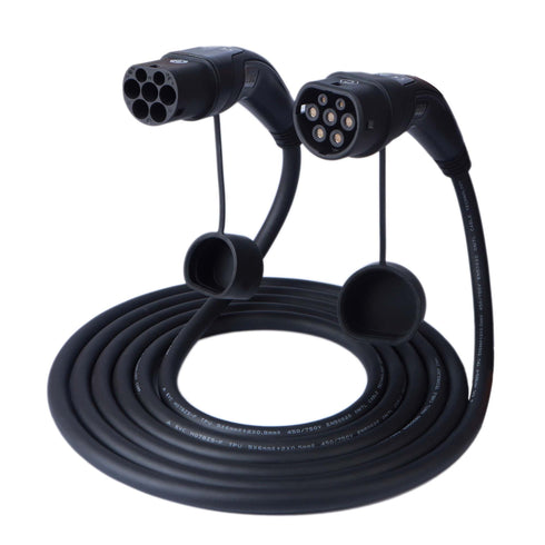 EBG — Typ 2 till typ 2 laddkabel — 32A/3-fas — 22 kW