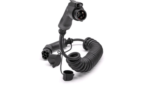 EBG — Type 2 til type 1 spiralkabel — 32A/1-fas — 7,4 kW