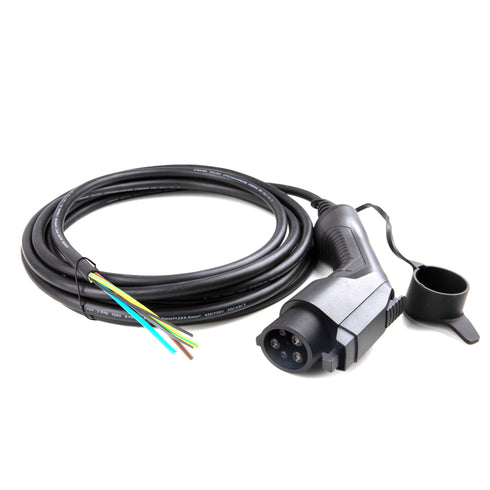 EBG — Pigtail ladekabel m/ Type 1 støpsel — 16A & 32A — 1-fas