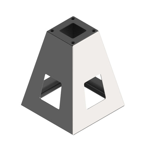 Norgesfundament — Stålfundament til ladestolper / ladesøyle — 500 mm — C/C 160 mm