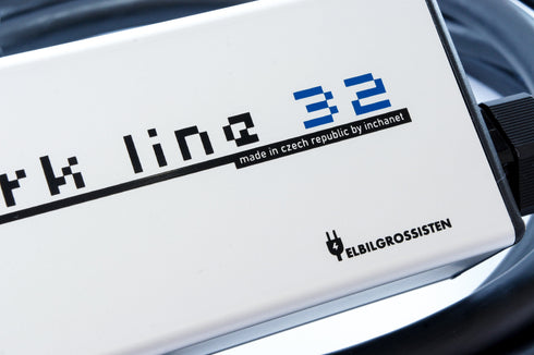 SPARK Red 32 — Rød CEE til type 2 — justerbar ladekabel 6A-32A — 32A / 3-fas — 22 kW