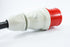 SPARK Red 32 — Rød CEE til type 2 — justerbar ladekabel 6A-32A — 32A / 3-fas — 22 kW