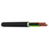 NEK Kabel — TFXP / MR FLEX installasjonskabel — 400/100V — CU 4G6mm² — Ø13 mm — Sort