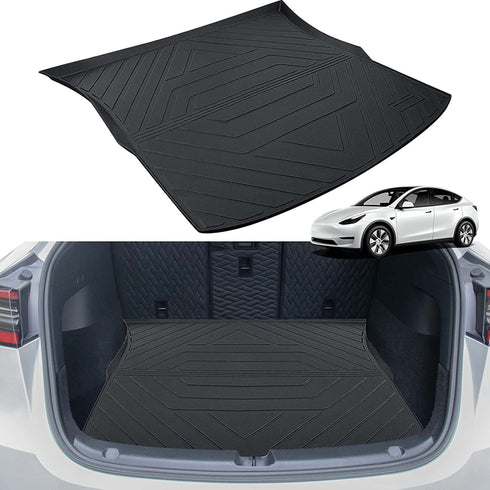 TSLA Trunk Mats TMY — Gummimatter for bagasjerom til Tesla Model Y