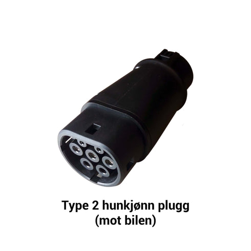 EBG — Type 1 til type 2 overgang / adapter compact — 32A / 1-fas